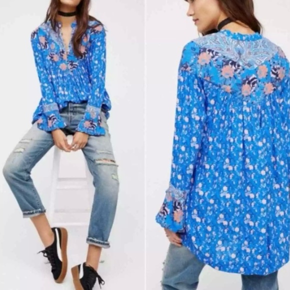 Free People 'Wildflowers' Fields Tunic - Size S - Picture 1 of 8